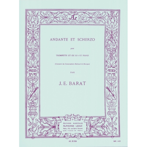 Barat, Joseph E - Andante et Scherzo