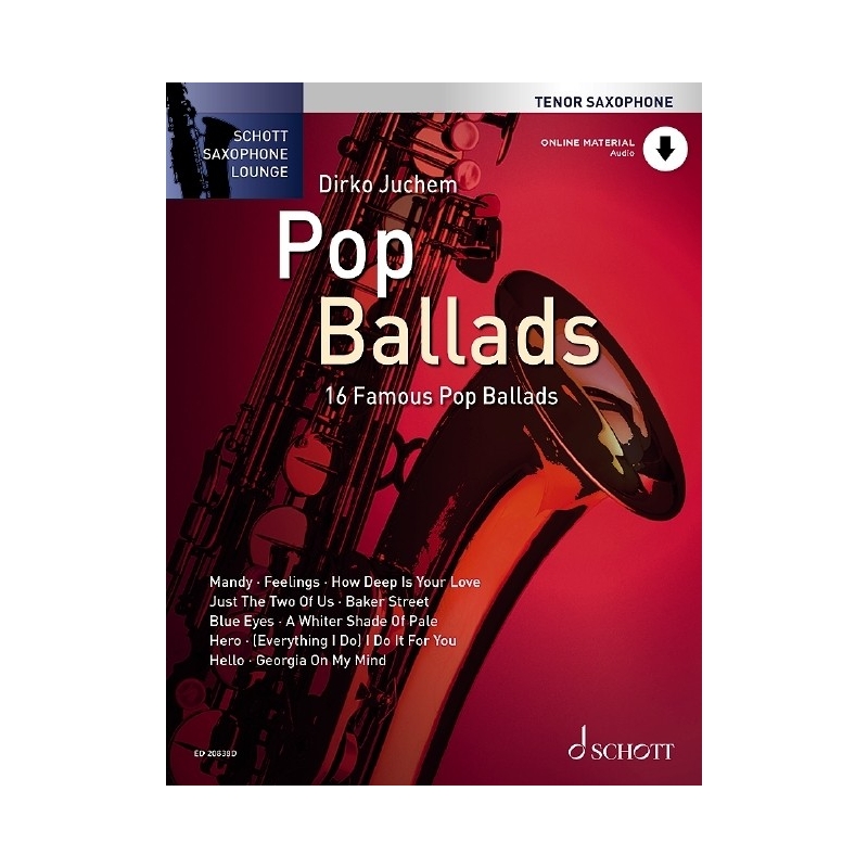 Pop Ballads for Tenor Saxophone