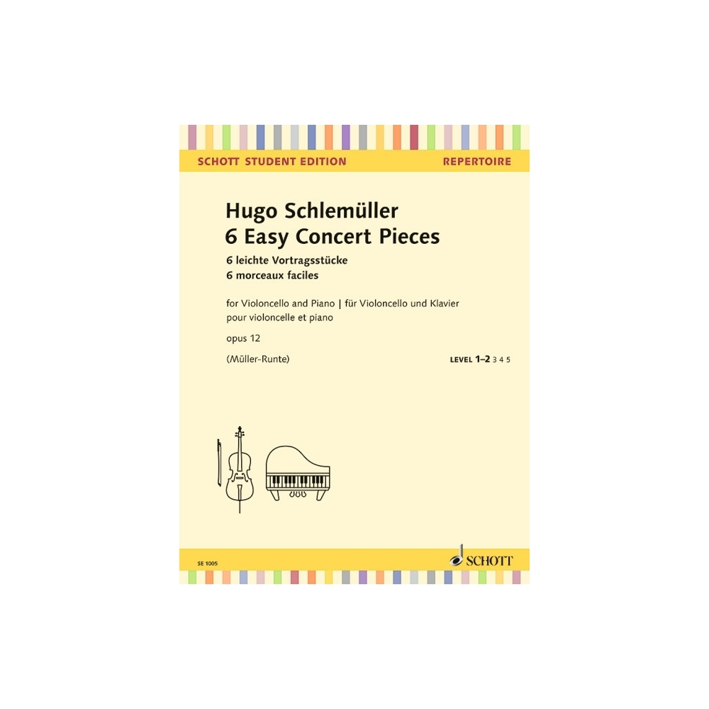 Schlemueller, Hugo - 6 Easy Concert Pieces op. 12 