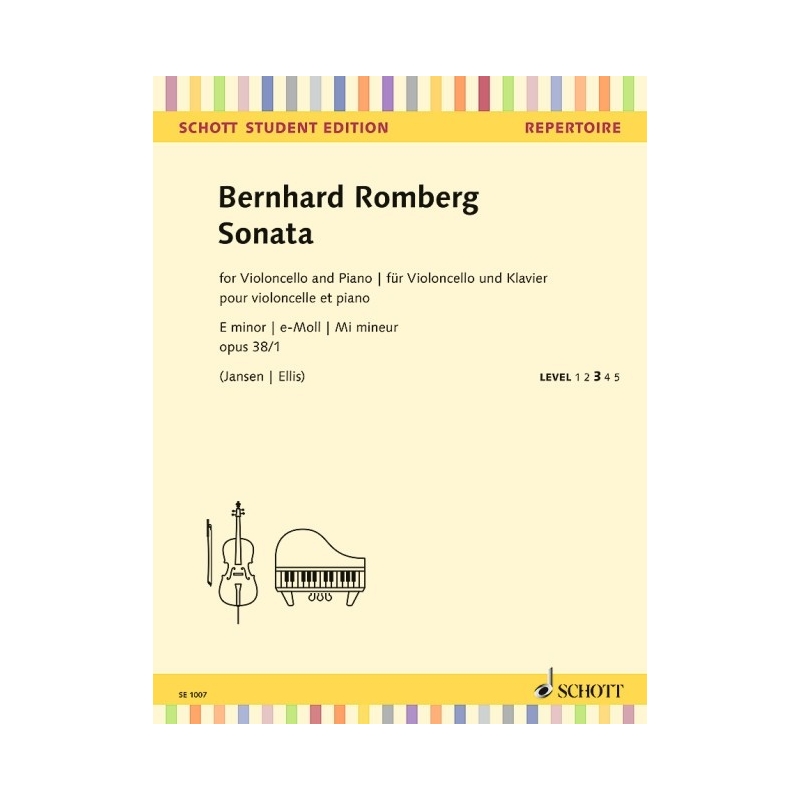 Romberg, Bernhard - Sonata in E minor, Op38/1 (Vc)