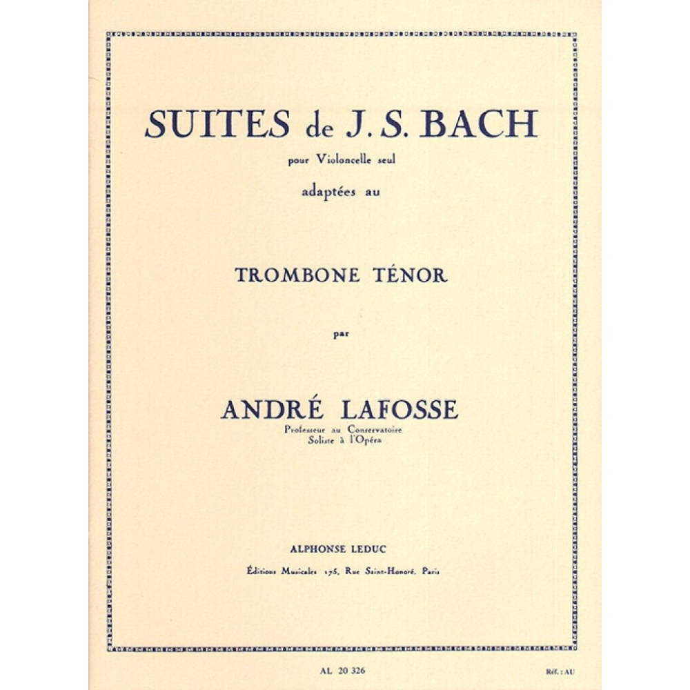Suites de J. S. Bach pour violoncelle seul