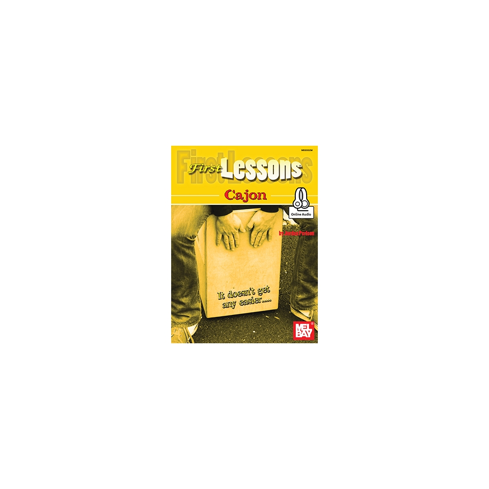 First Lessons Cajon Book With Online Audio