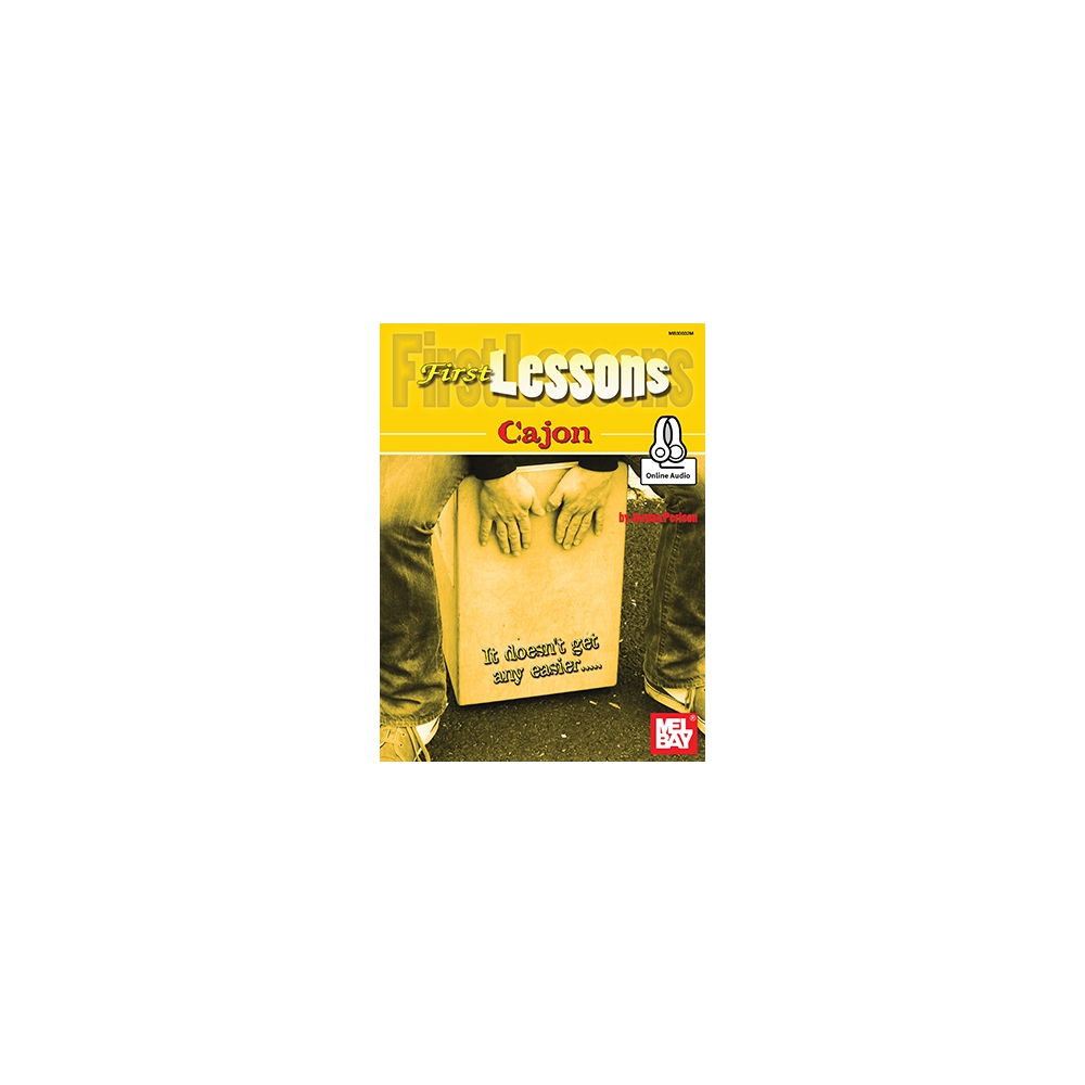 Perlson, Jordan - First Lessons Cajon Book With Online Audio