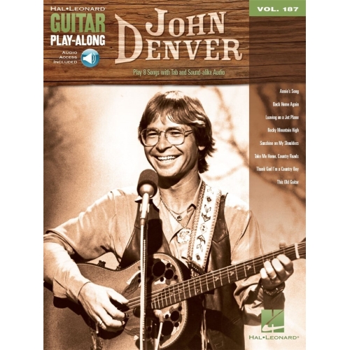 Guitar Play-Along Volume 187: John Denver (Book/Online Audio)