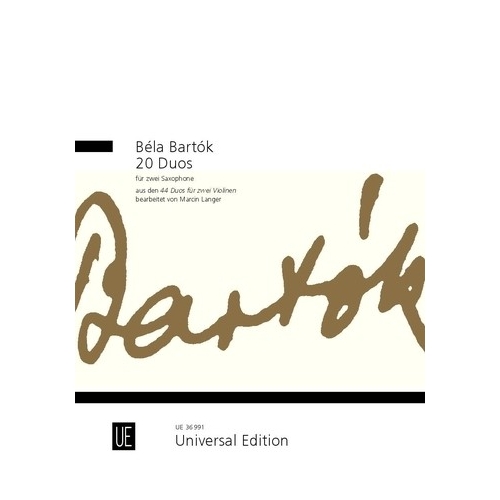 Bartók, Béla - 20 Duos