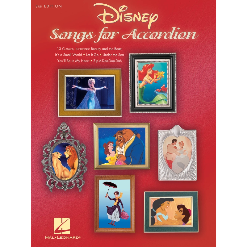 Disney Songs for Accordion - 3rd Edition