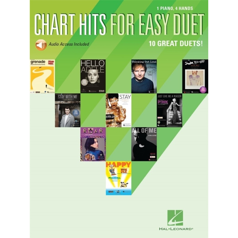 Chart Hits For Easy Duet (Piano Duet)