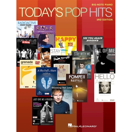 Today's Pop Hits - 3rd Edition (Big Note Piano)