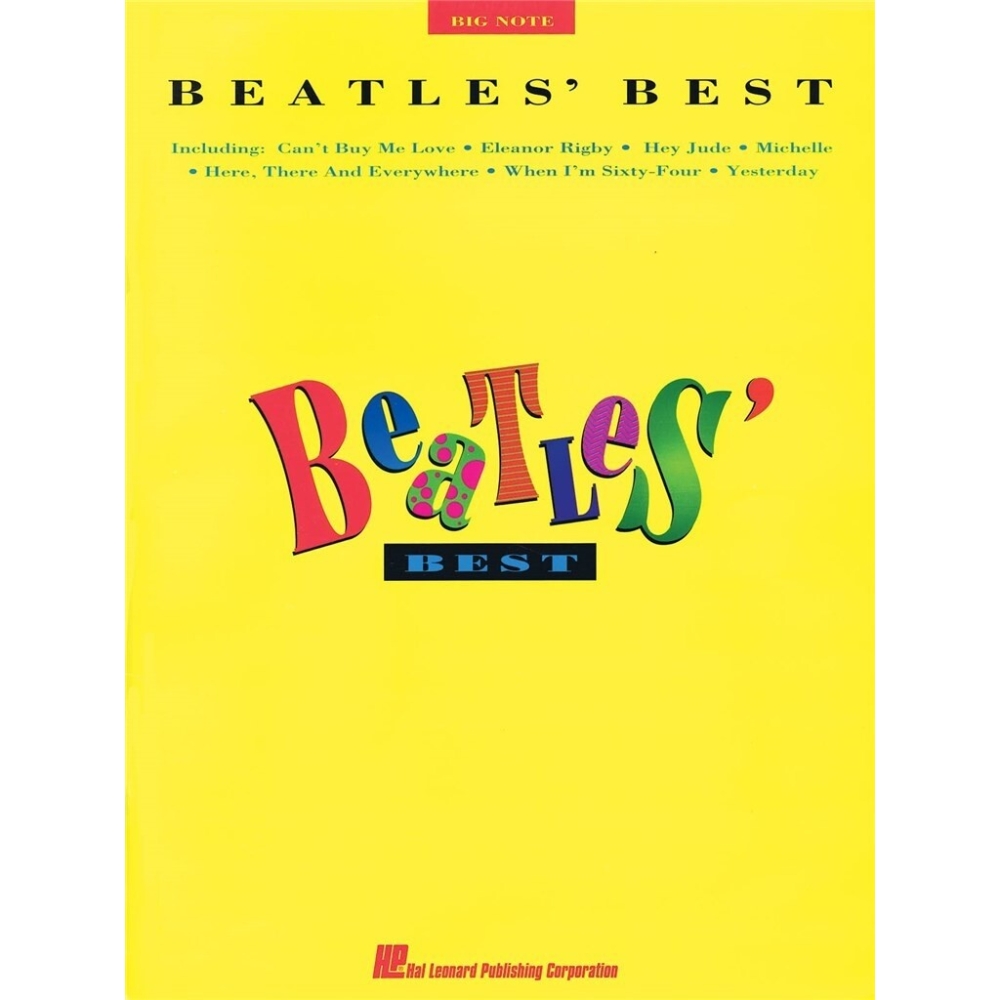 Beatles Best (Big Note Piano)