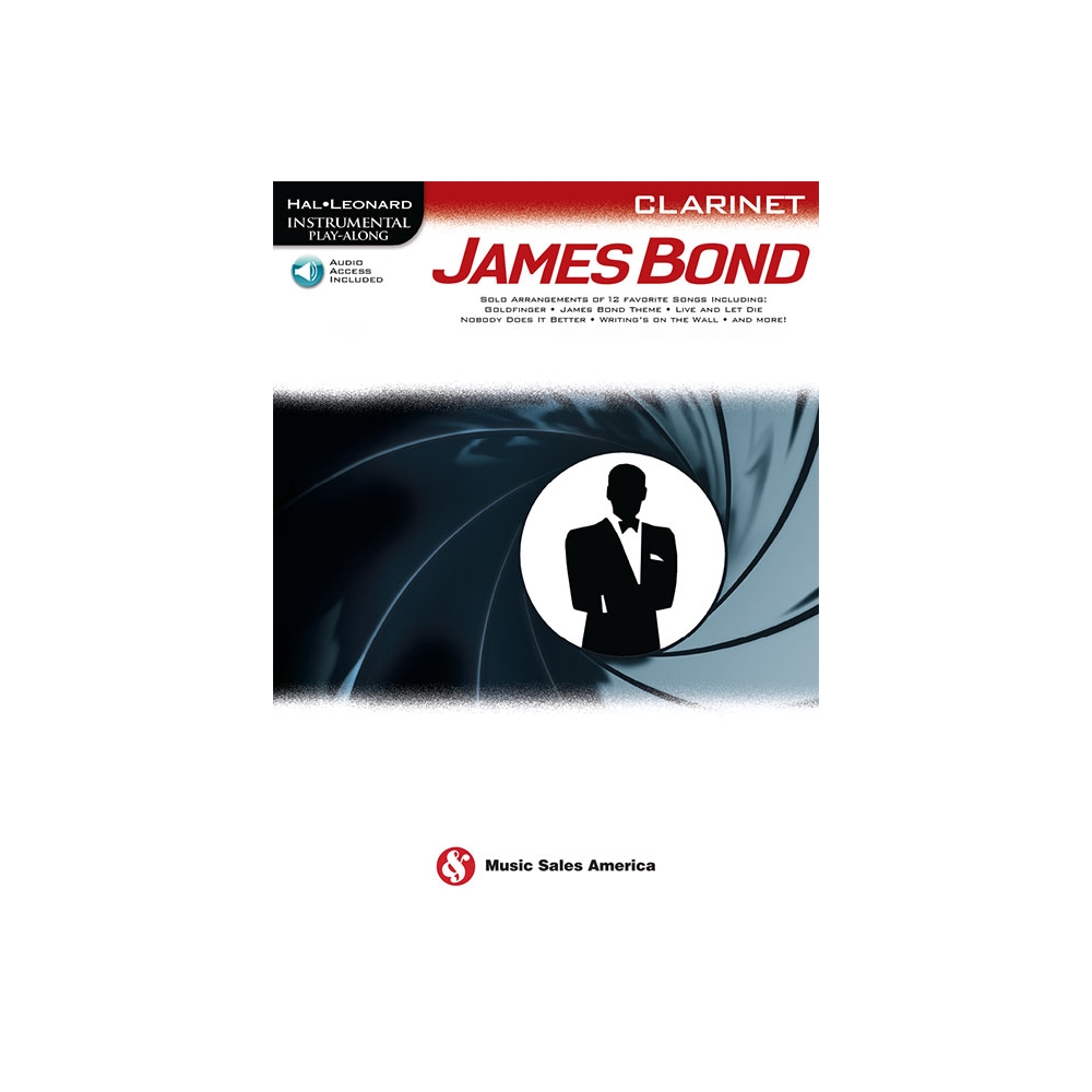 Hal Leonard Instrumental Play-Along: James Bond - Clarinet (Book/Online Audio) -