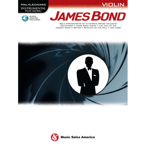 Hal Leonard Instrumental Play-Along: James Bond - Violin (Book/Online Audio) -