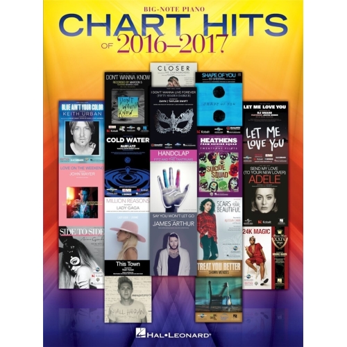 Chart Hits of 2016-2017 - Easy Piano