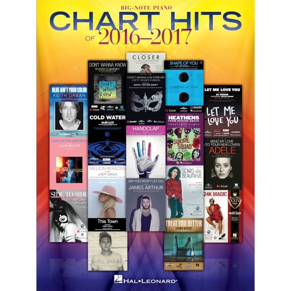 Chart Hits of 2016-2017 - Easy Piano