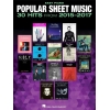 Popular Sheet Music - 30 Hits from 2015-2017