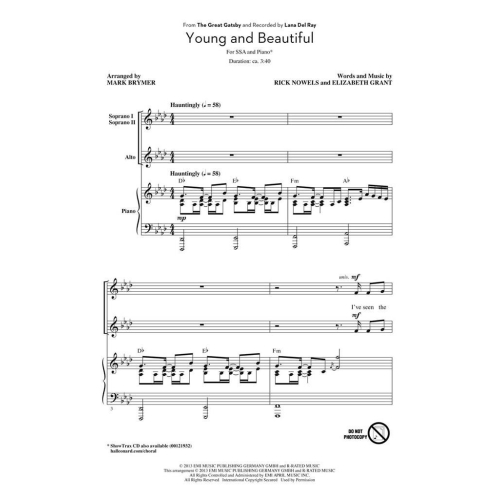 Young and Beautiful