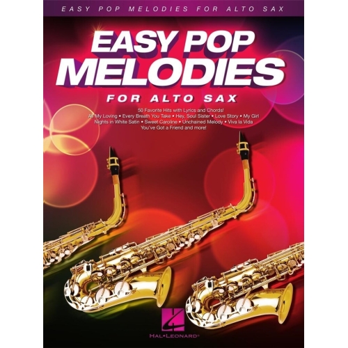 Easy Pop Melodies For Alto Saxophone -