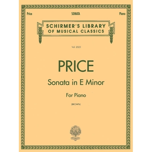Price, Florence - Sonata in E minor