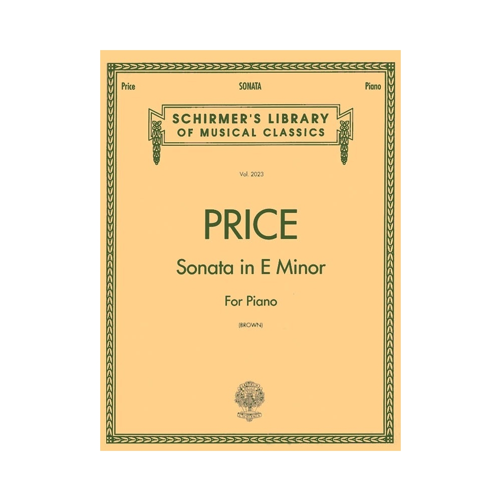 Price, Florence - Sonata in E minor