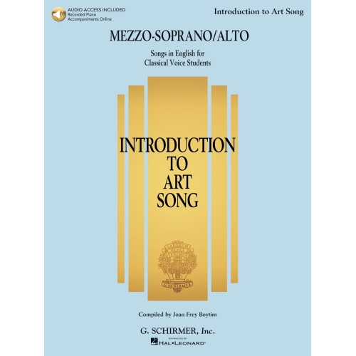 Introduction to Art Song for Mezzo-Soprano/Alto