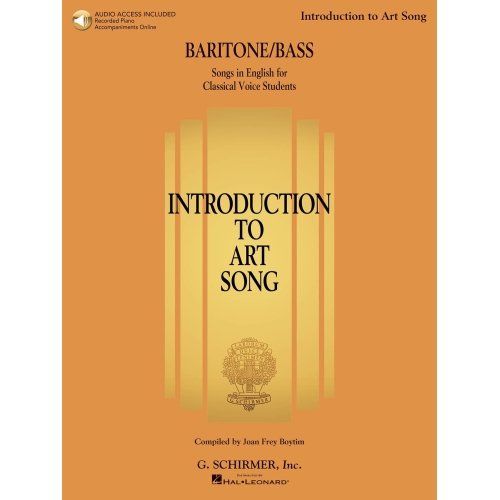 Introduction to Art Song for Baritone/Bass