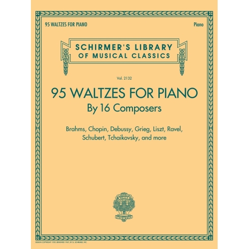 95 Waltzes by 16 Composers for Piano