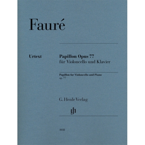 Fauré, Gabriel - Papillon for Violoncello and Piano op. 77