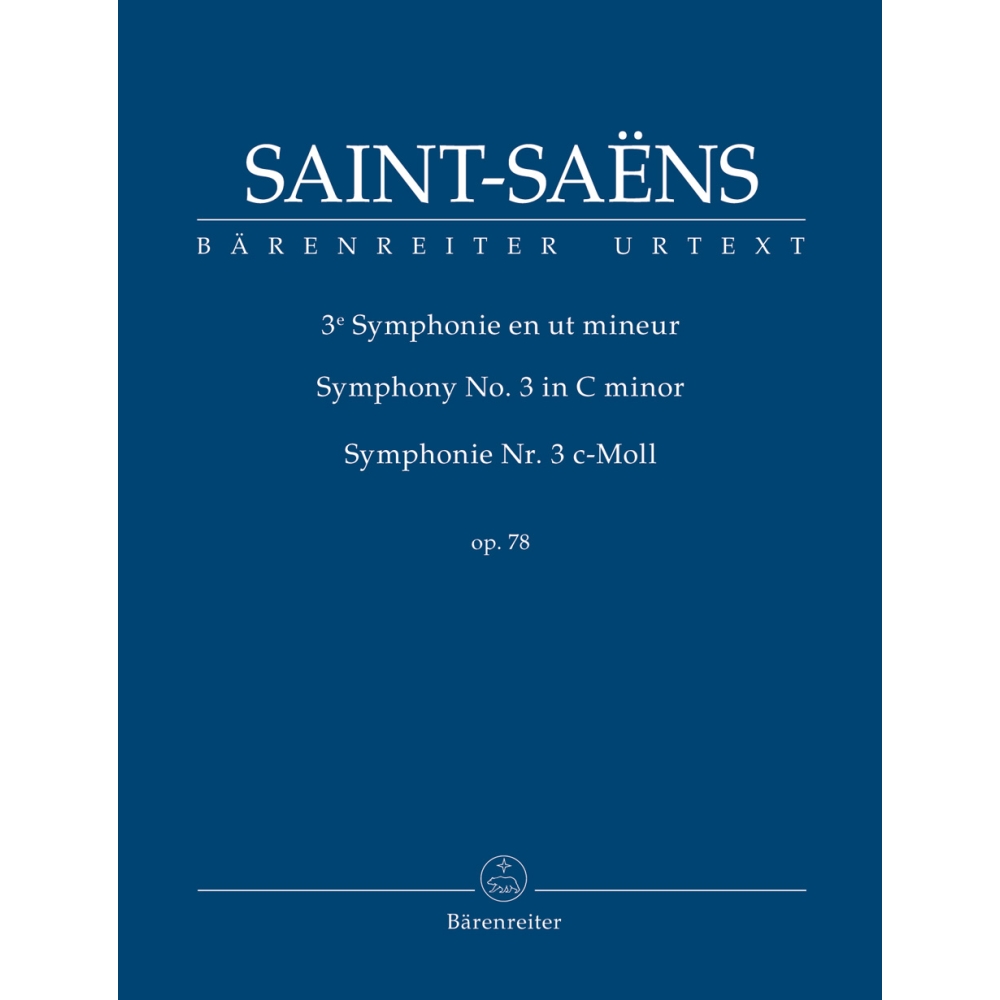 Saint-Saëns, Camille - Saint-Saens Symphony No.3 in C minor Op.78 (Organ) (Study Score)