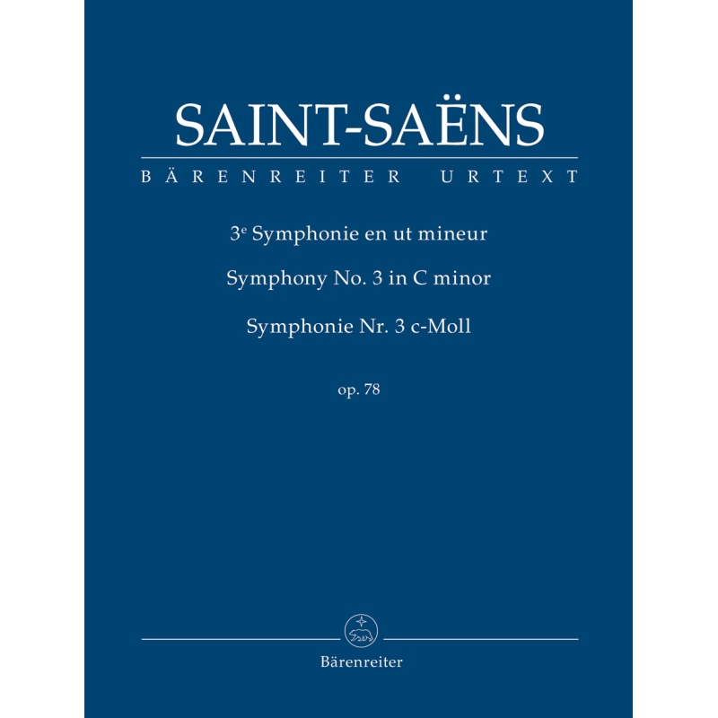 Saint-Saëns, Camille - Saint-Saens Symphony No.3 in C minor Op.78 (Organ) (Study Score)