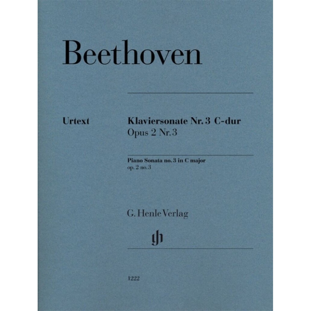 Beethoven, L.v - Piano Sonata no. 3 in C major op. 2,3