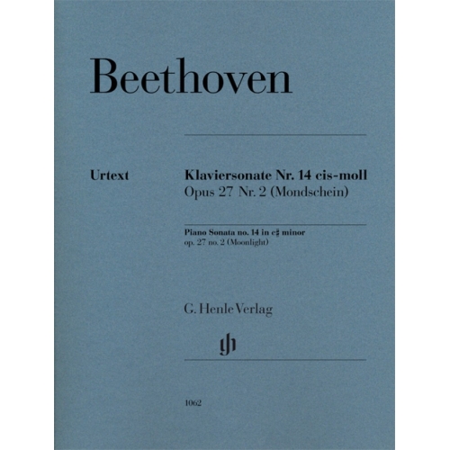 Beethoven, L.v - Piano Sonata no. 14 in c sharp minor op. 27 no. 2 (Moonlight)