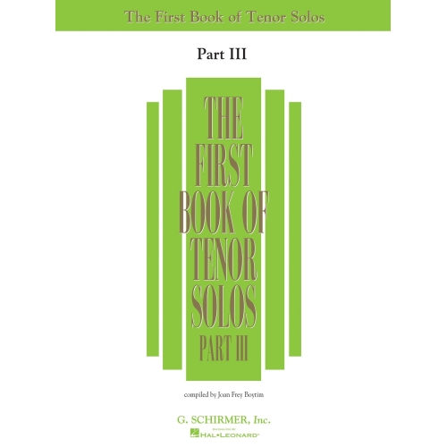 First Book of Tenor Solos -...