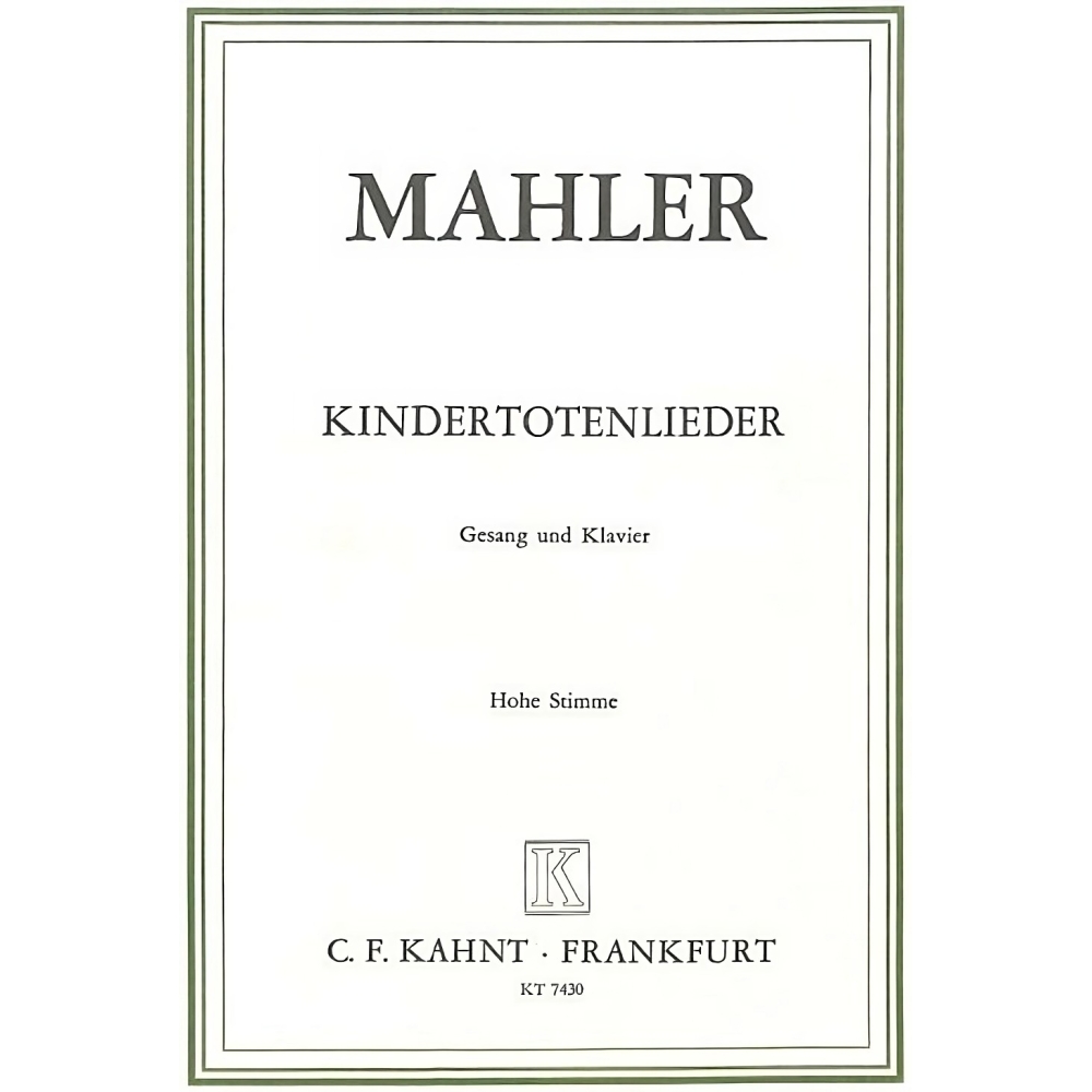 Mahler, Gustav - Kindertoten Lieder