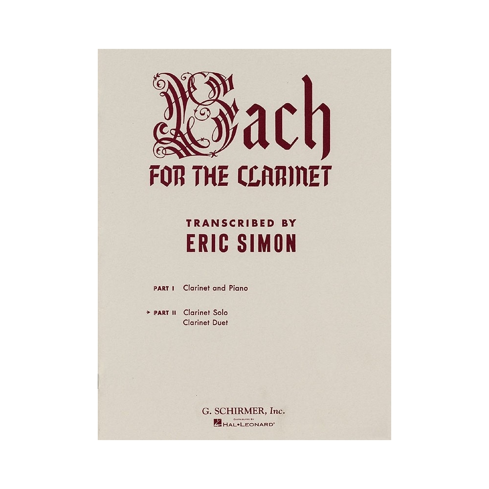 Bach For The Clarinet - Part 2