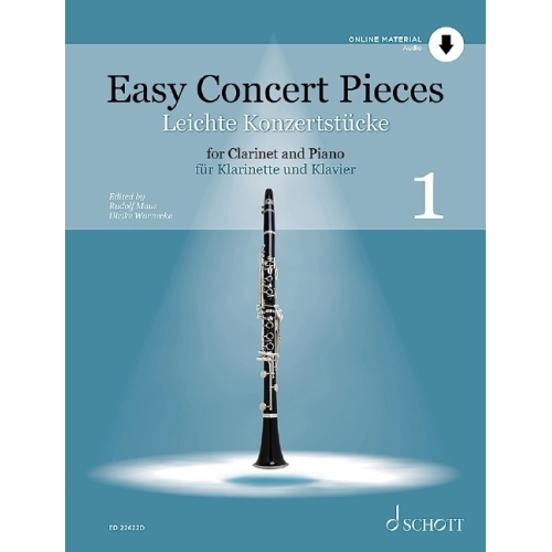 Easy Concert Pieces for Clarinet Volume 1