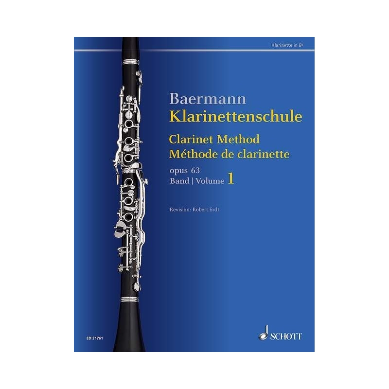 Baermann, Carl - Clarinet Method op. 63 Vol. 1: No. 1-33
