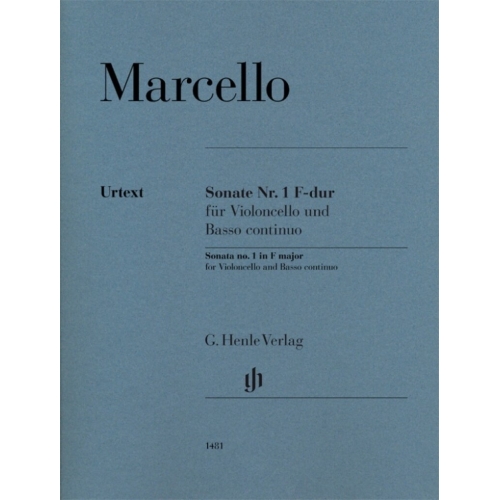 Marcello, Benedetto - Sonata no. 1 F major for Violoncello and Basso continuo