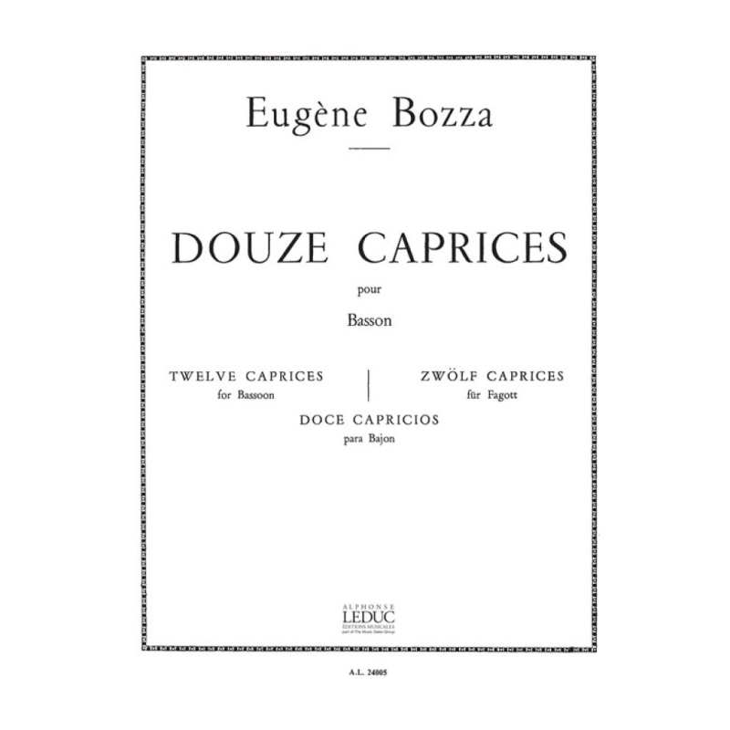 Bozza, Eugene - 12 Caprices