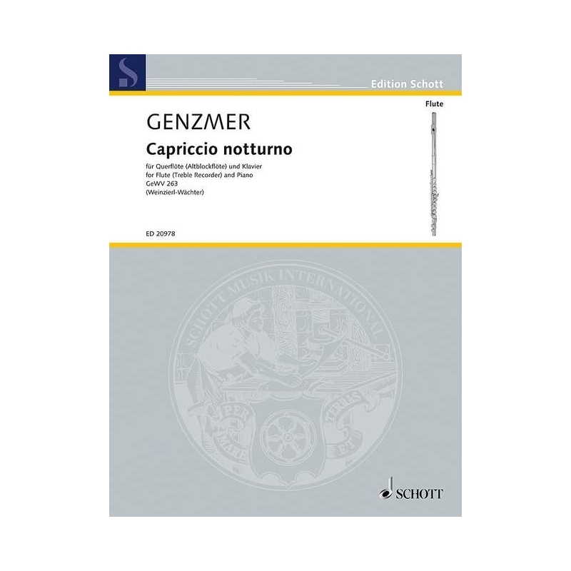 Genzmer, Harald - Capriccio notturno GeWV 263 