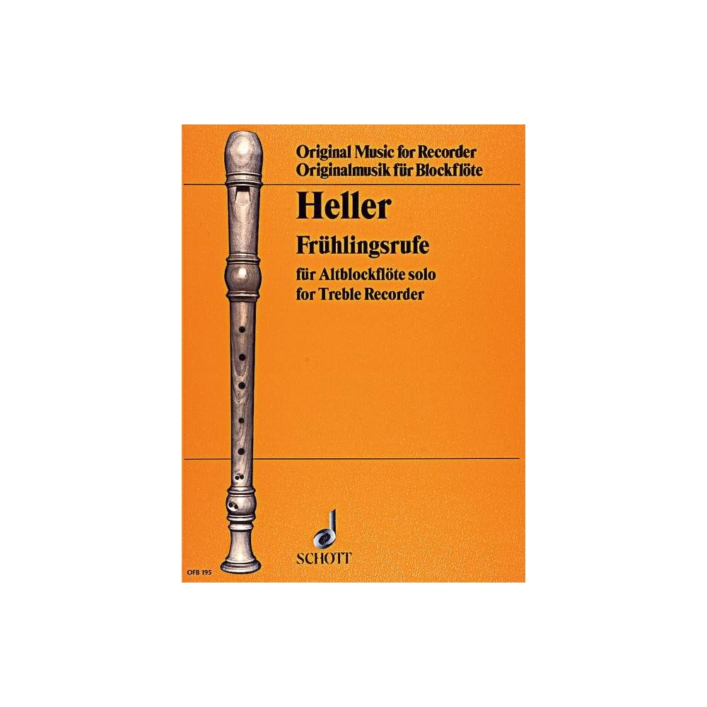 Heller, Barbara - Frühlingsrufe (Call of Spring) for Recorder