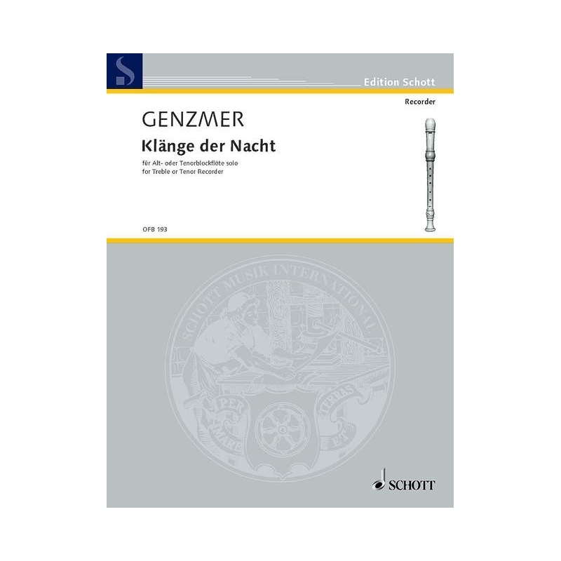 Genzmer, Harald - Klänge der Nacht GeWV 208 