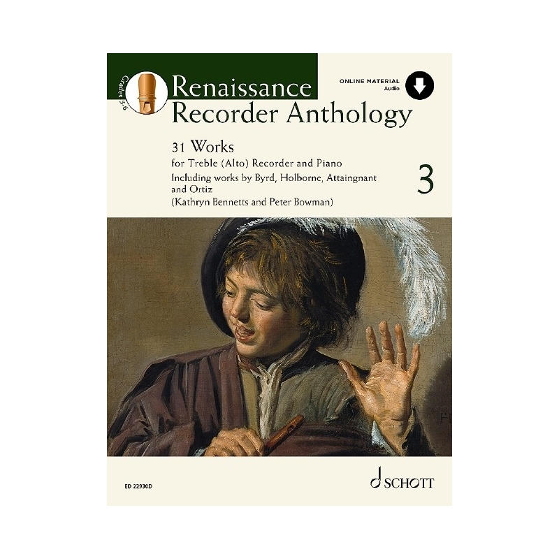 Renaissance Recorder Anthology Volume 3 (Includes Audio Download)