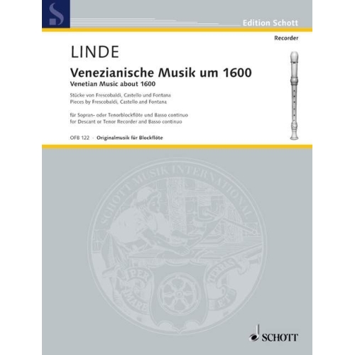 Venetian Music about 1600 (Soprano/Tenor Recorder)