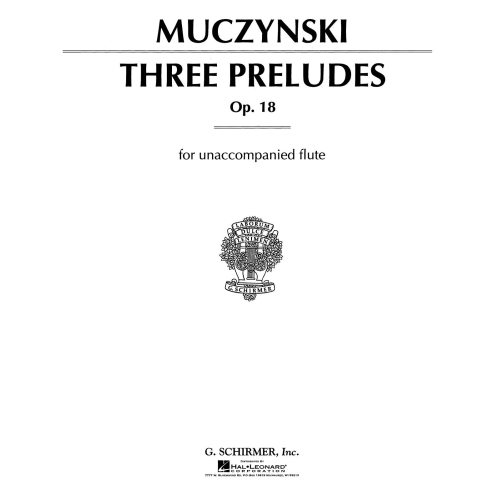 Muczynski, Robert - 3 Preludes, Op. 18