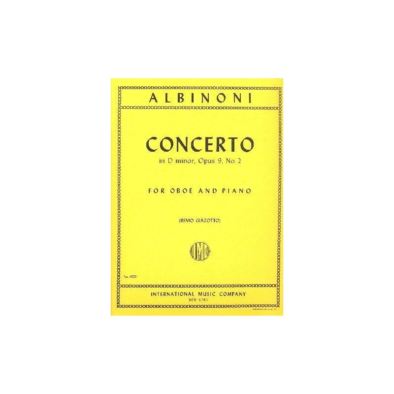 Albinoni, Tomaso - Concerto in D minor Op.9 No.2