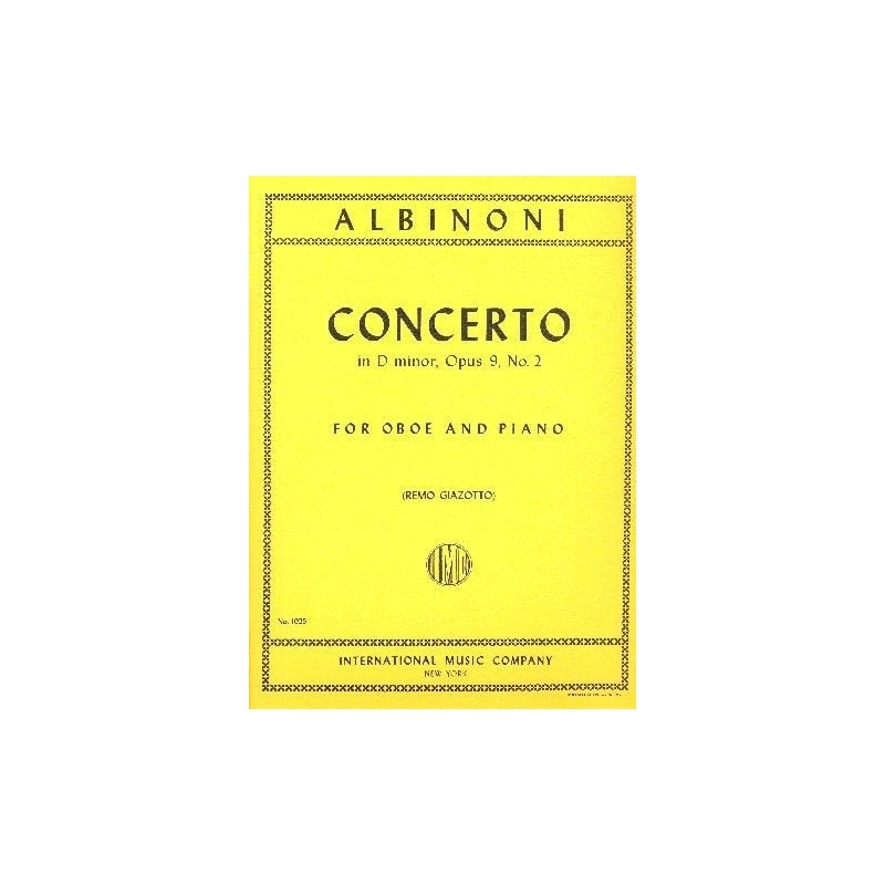 Albinoni, Tomaso - Concerto in D minor Op.9 No.2
