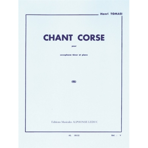 Tomasi, Henri - Chant Corse