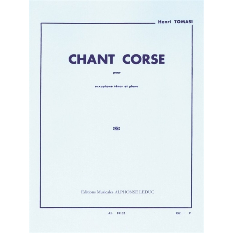 Tomasi, Henri - Chant Corse