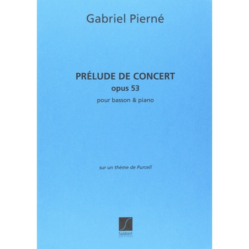 Pierné, Gabriel - Prelude De Concert, Op. 53