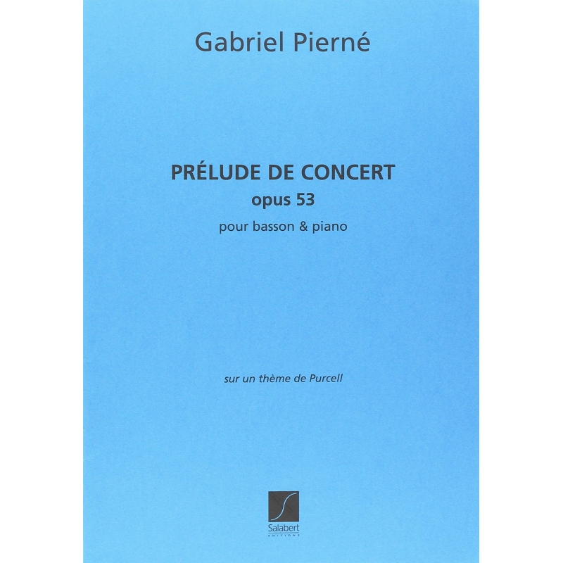 Pierné, Gabriel - Prelude De Concert, Op. 53