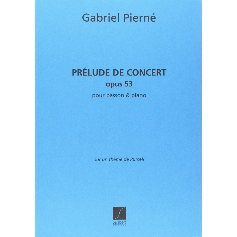 Pierné, Gabriel - Prelude De Concert, Op. 53